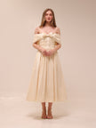Emalie Off-Shoulder Midi Dress