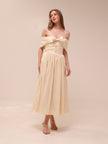 Emalie Off-Shoulder Midi Dress