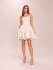 Skye Appliqué Bustier Mini Dress