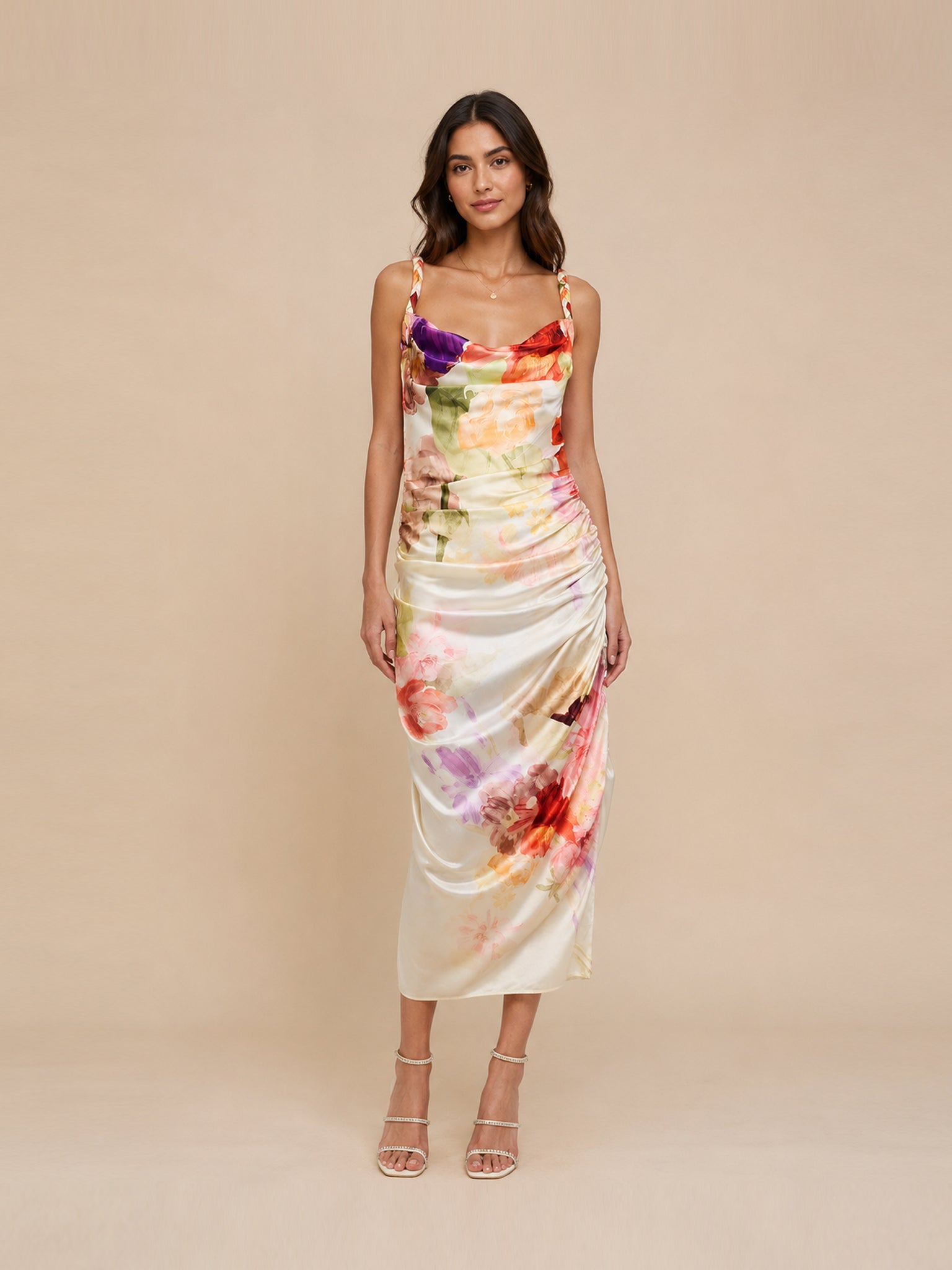 Rachel Cowl Neck Slip Dress