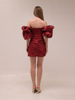 Brenda Puffy Sleeve Mini Dress