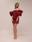 Brenda Puffy Sleeve Mini Dress