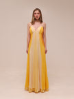 Ombre Chiffon Maxi Dress