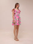 Floral Ruffle Mini Dress