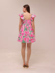 Floral Ruffle Mini Dress