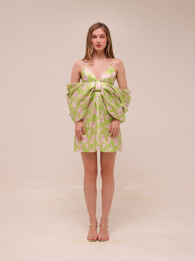 Sofia Bow Mini Dress