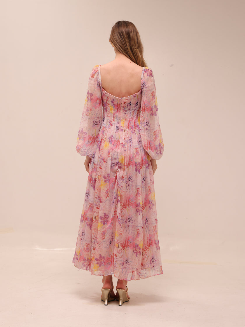 Euphoria Silk Chiffon Dress