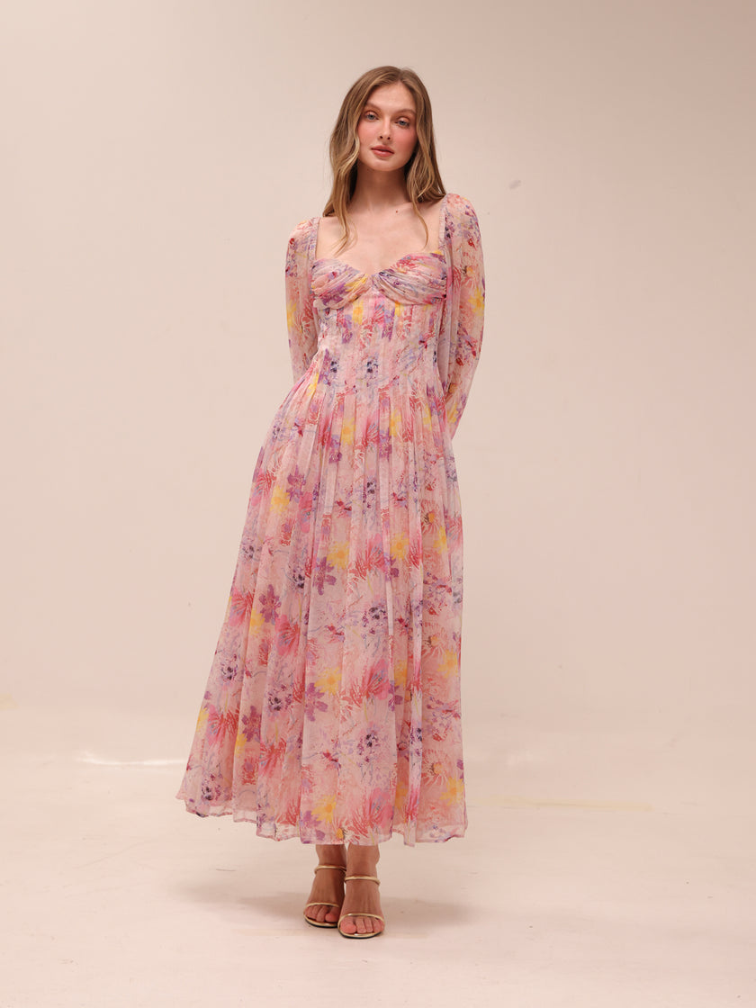 Euphoria Silk Chiffon Dress