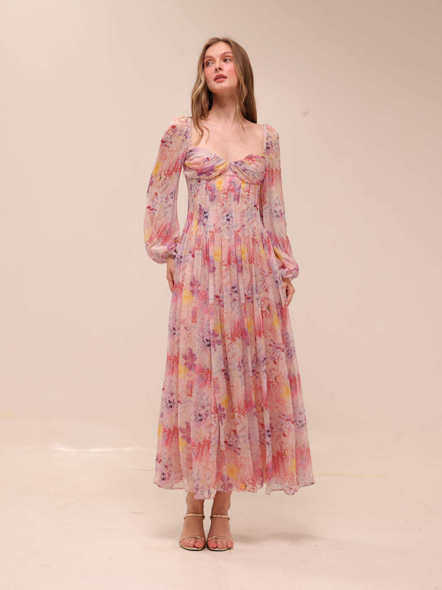 Euphoria Silk Chiffon Dress