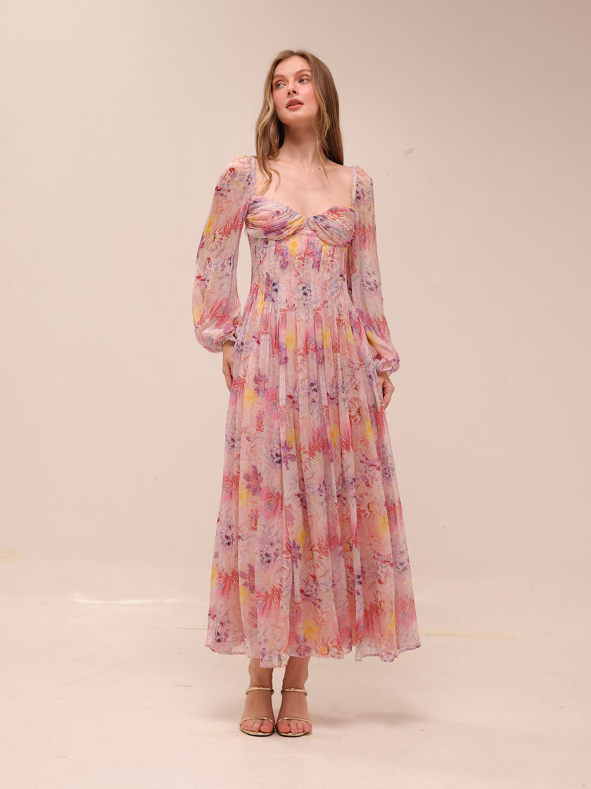 Euphoria Silk Chiffon Dress