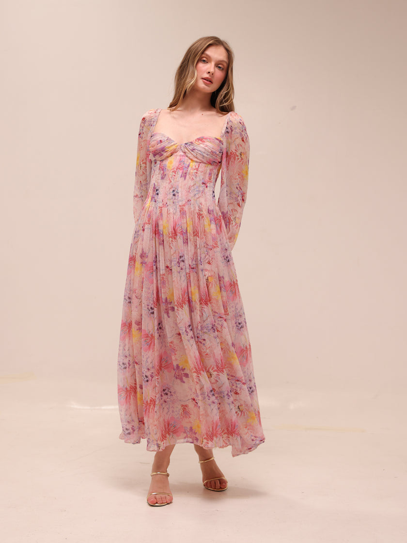 Euphoria Silk Chiffon Dress