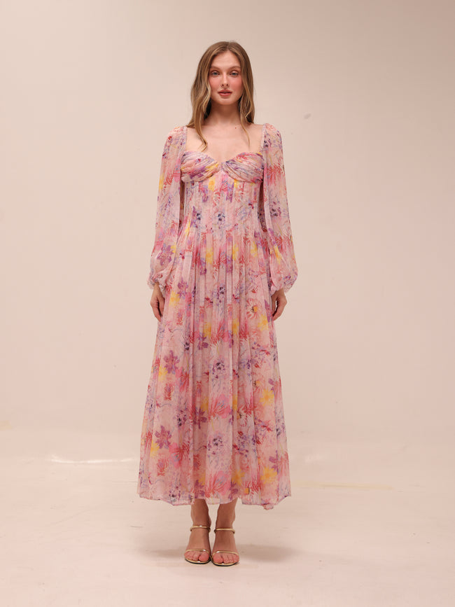Euphoria Silk Chiffon Dress