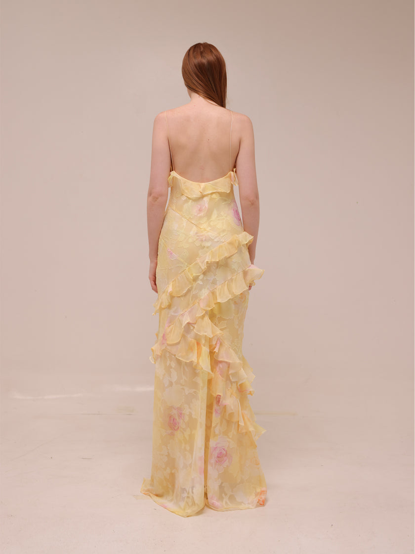 Rialto Dress in Yellow