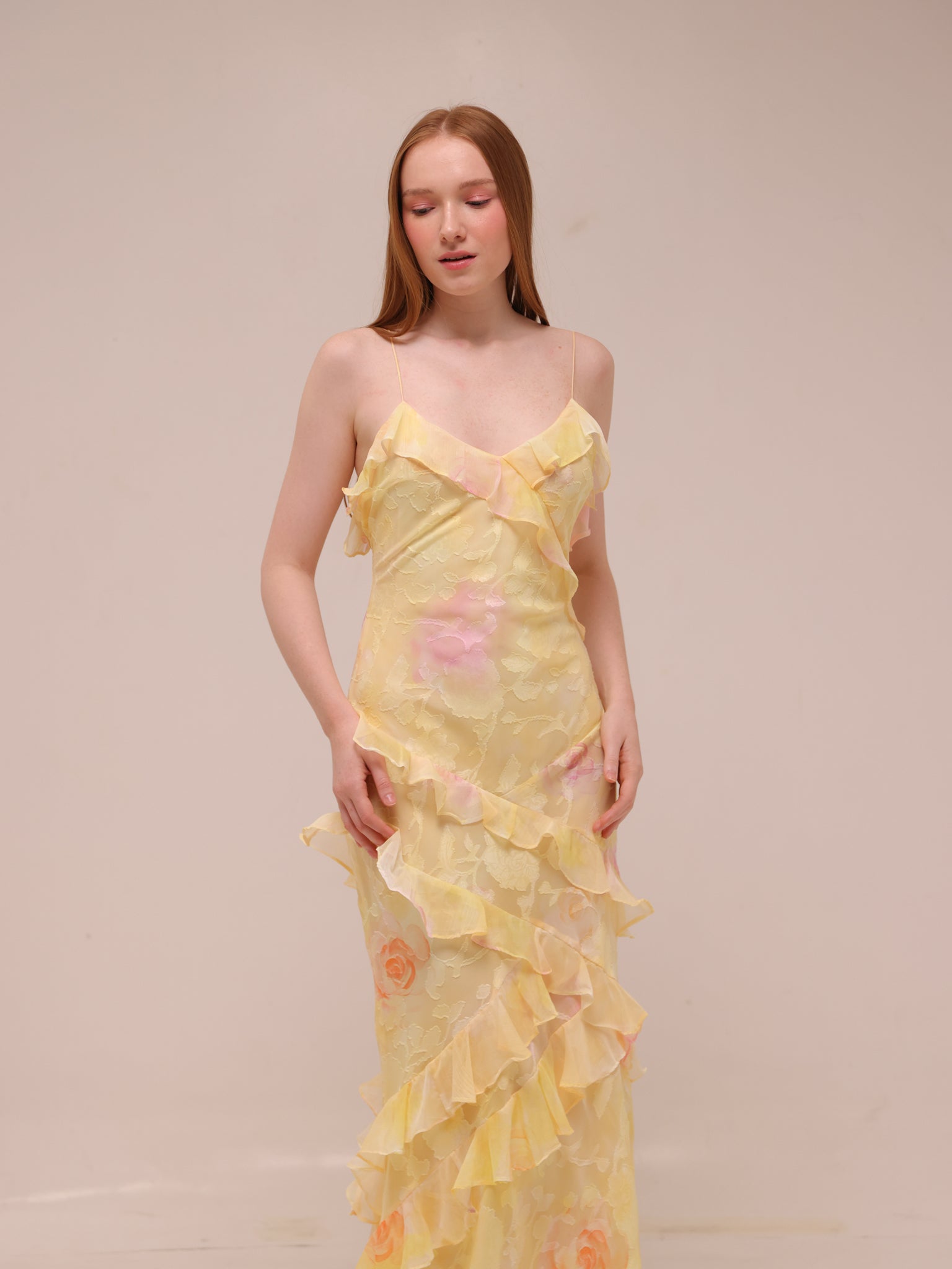 Rialto Dress in Yellow