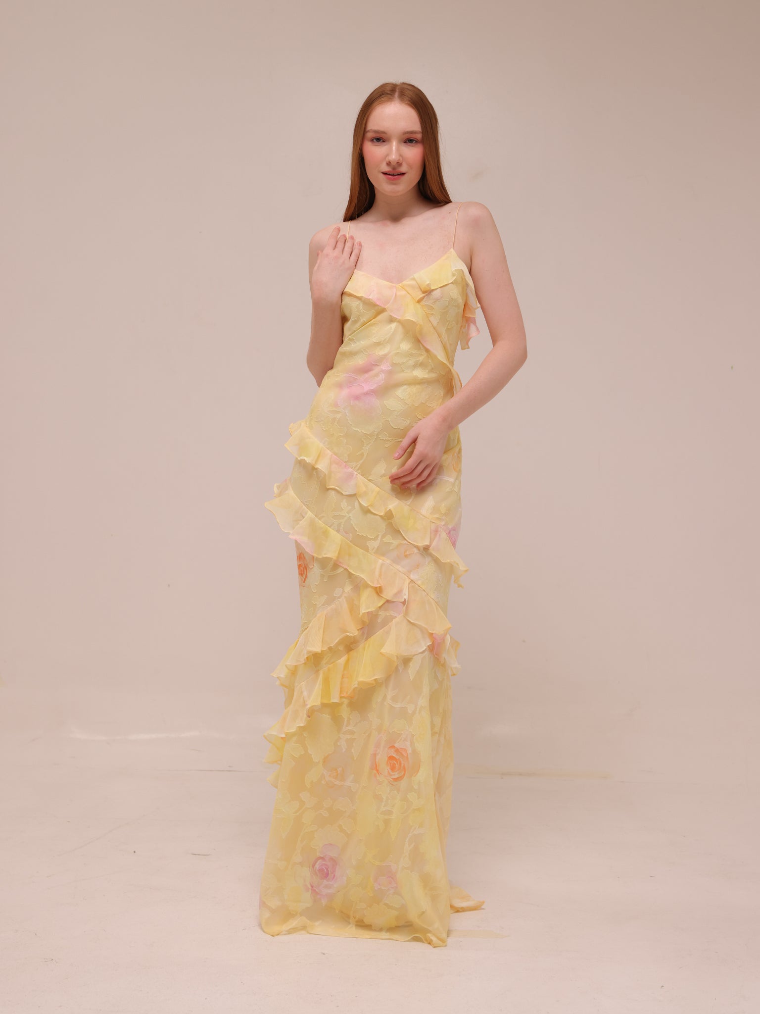 Rialto Dress in Yellow