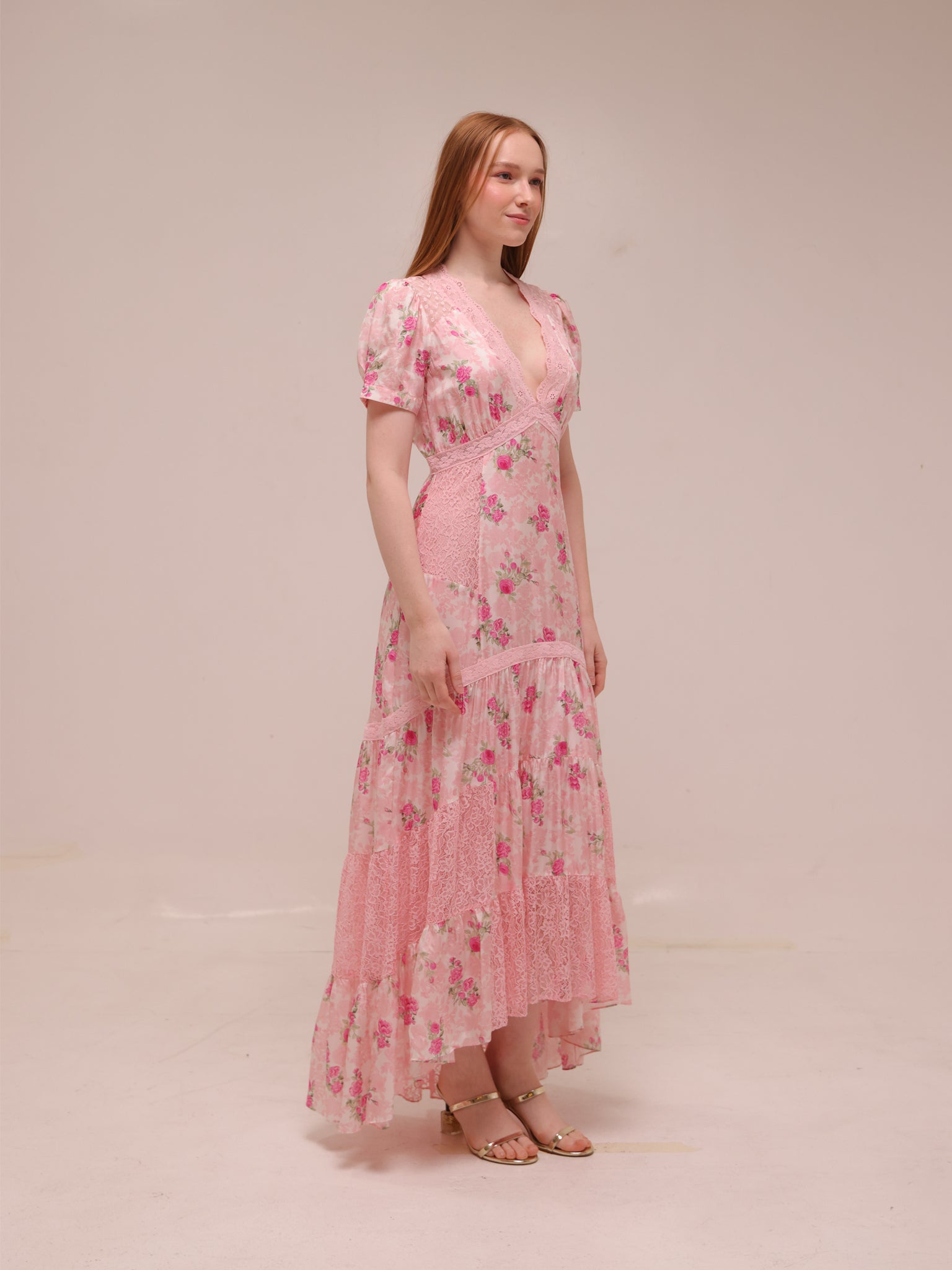Tink Silk Maxi Dress