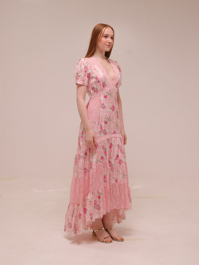 Tink Silk Maxi Dress