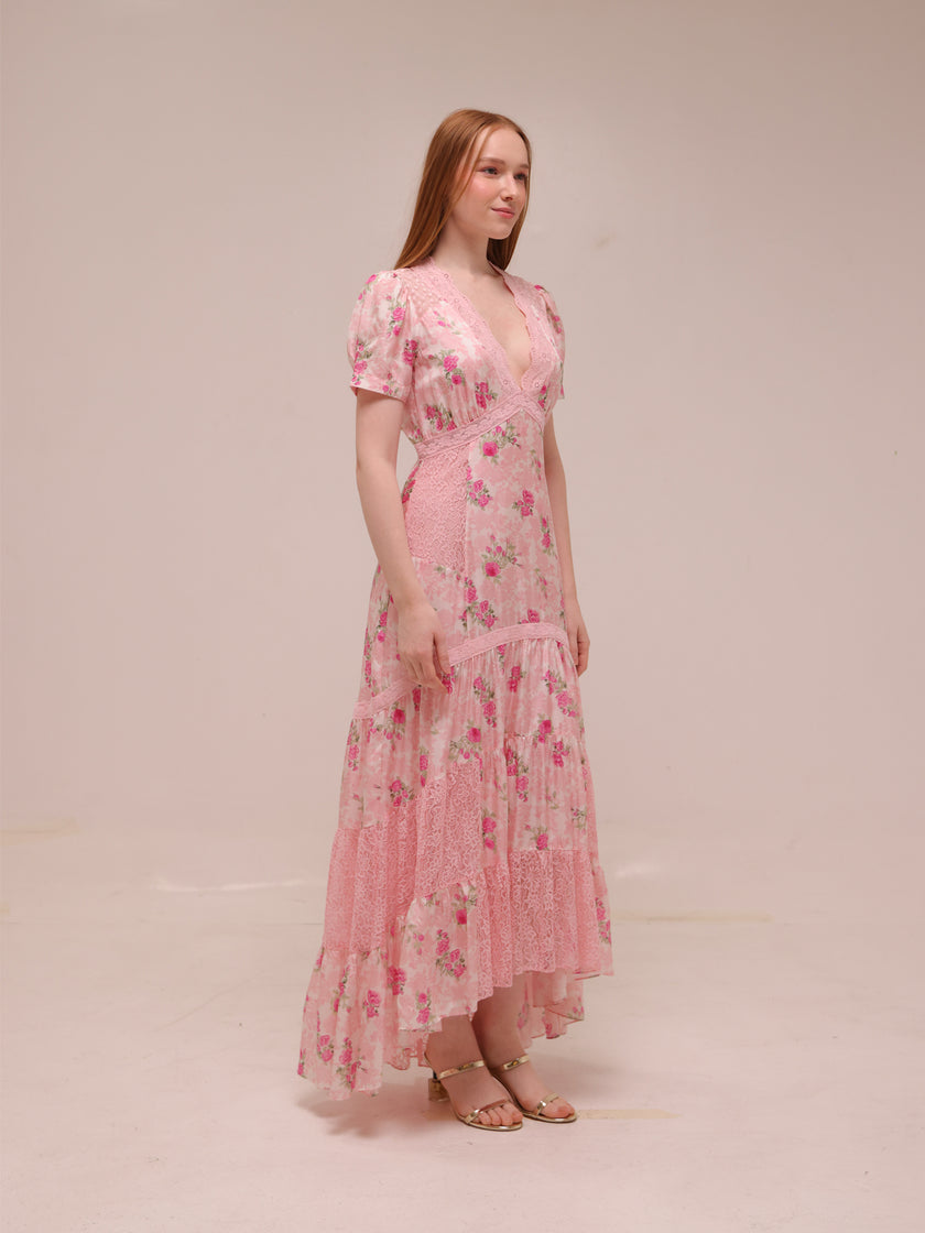 Tink Silk Maxi Dress