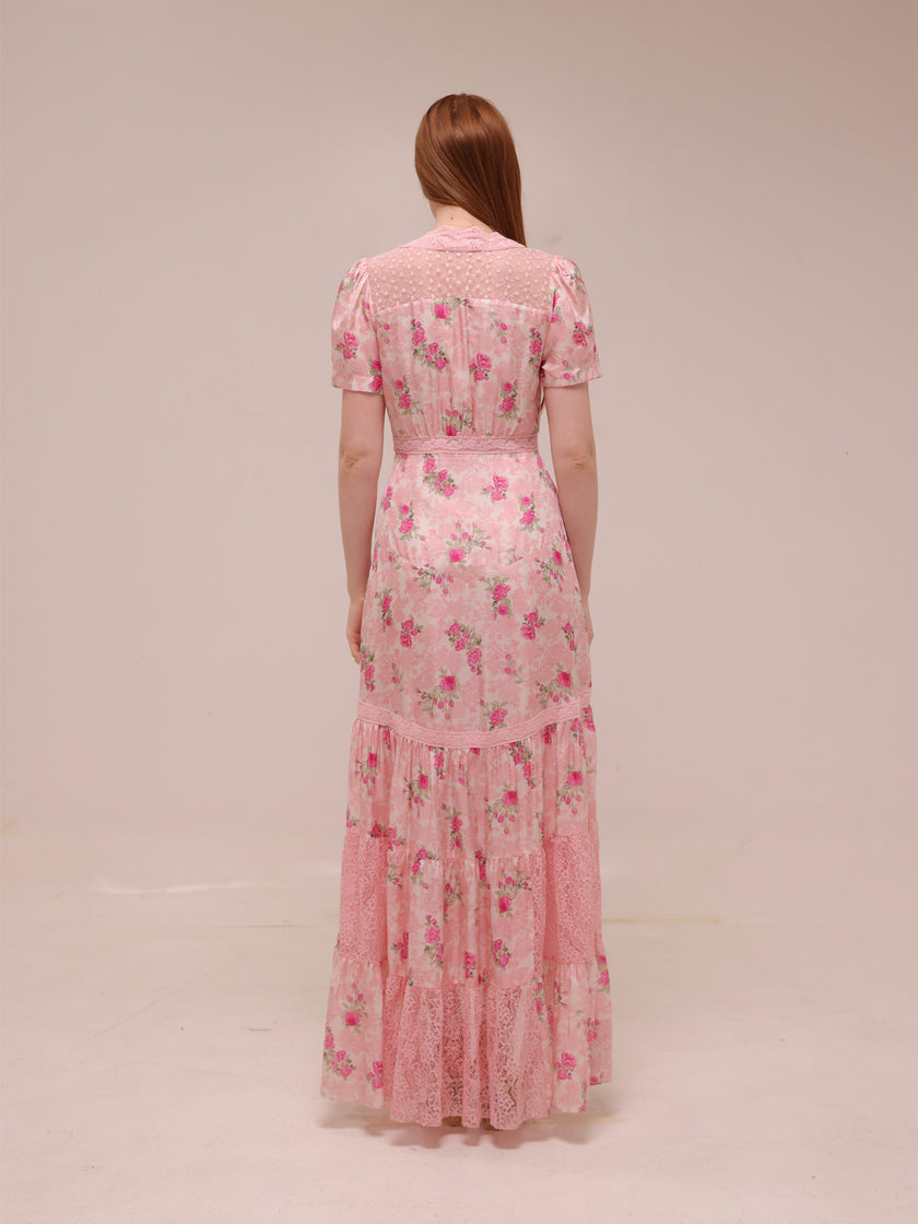 Tink Silk Maxi Dress