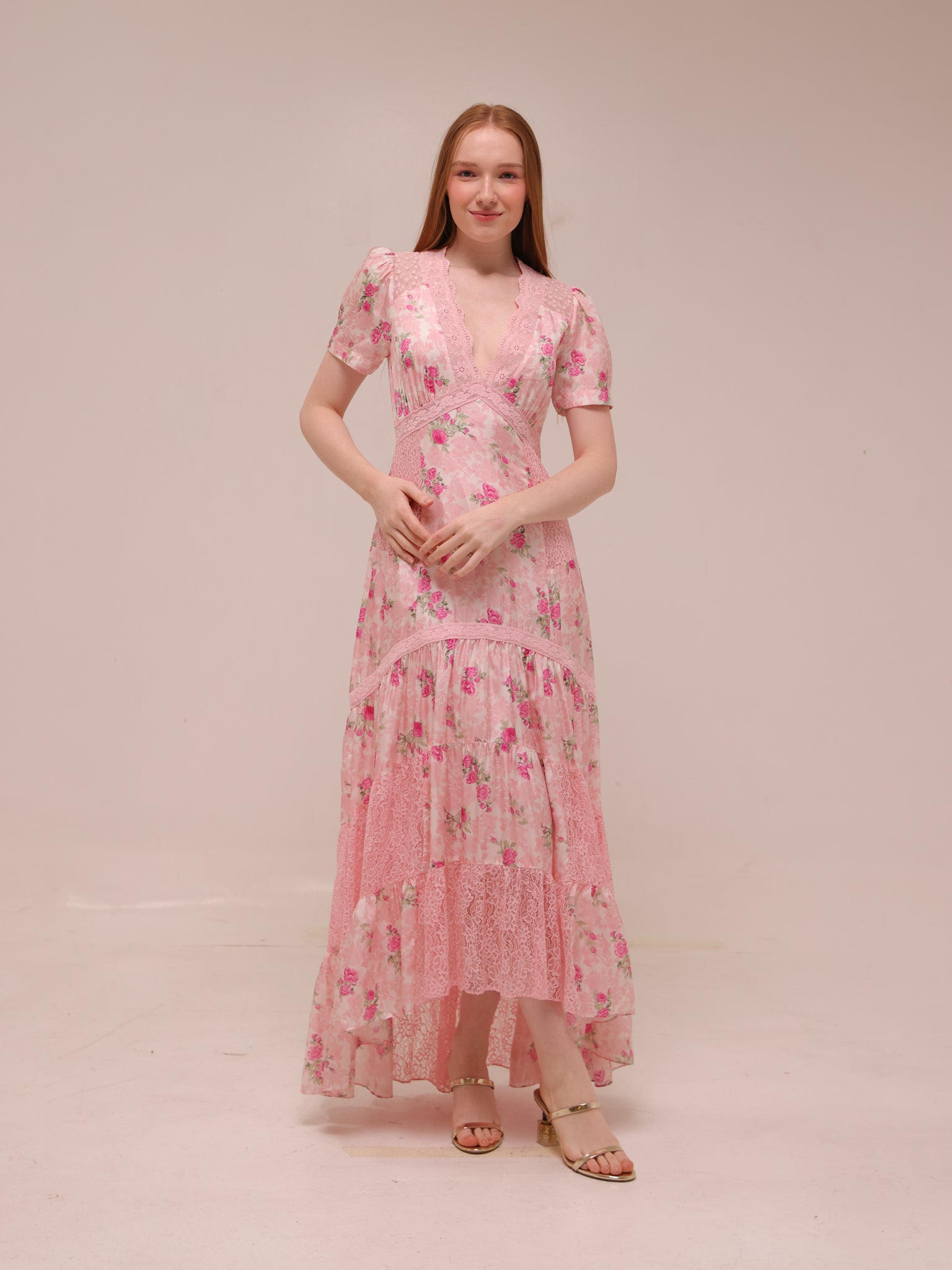 Tink Silk Maxi Dress