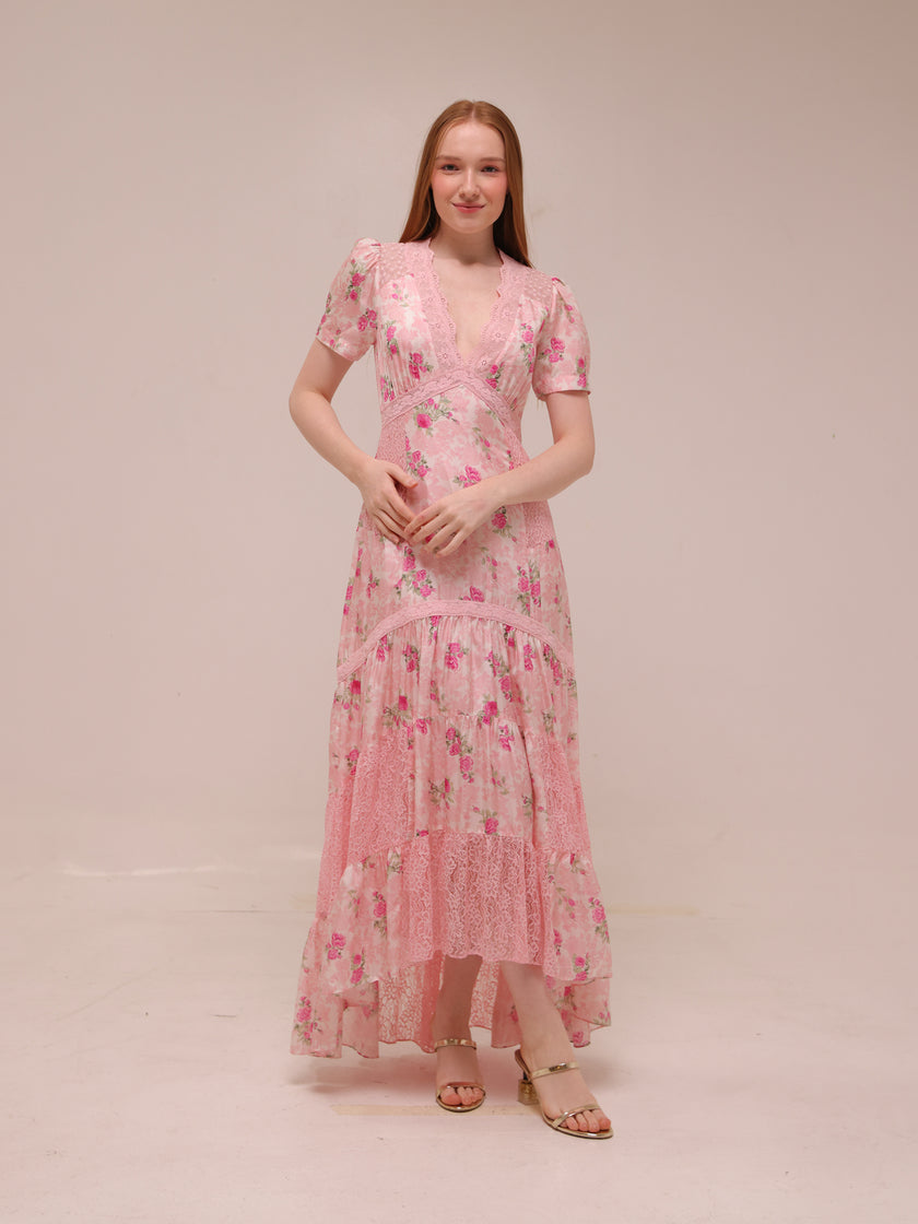Tink Silk Maxi Dress
