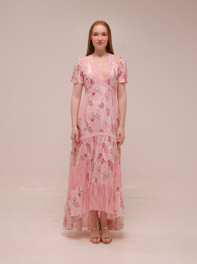 Tink Silk Maxi Dress