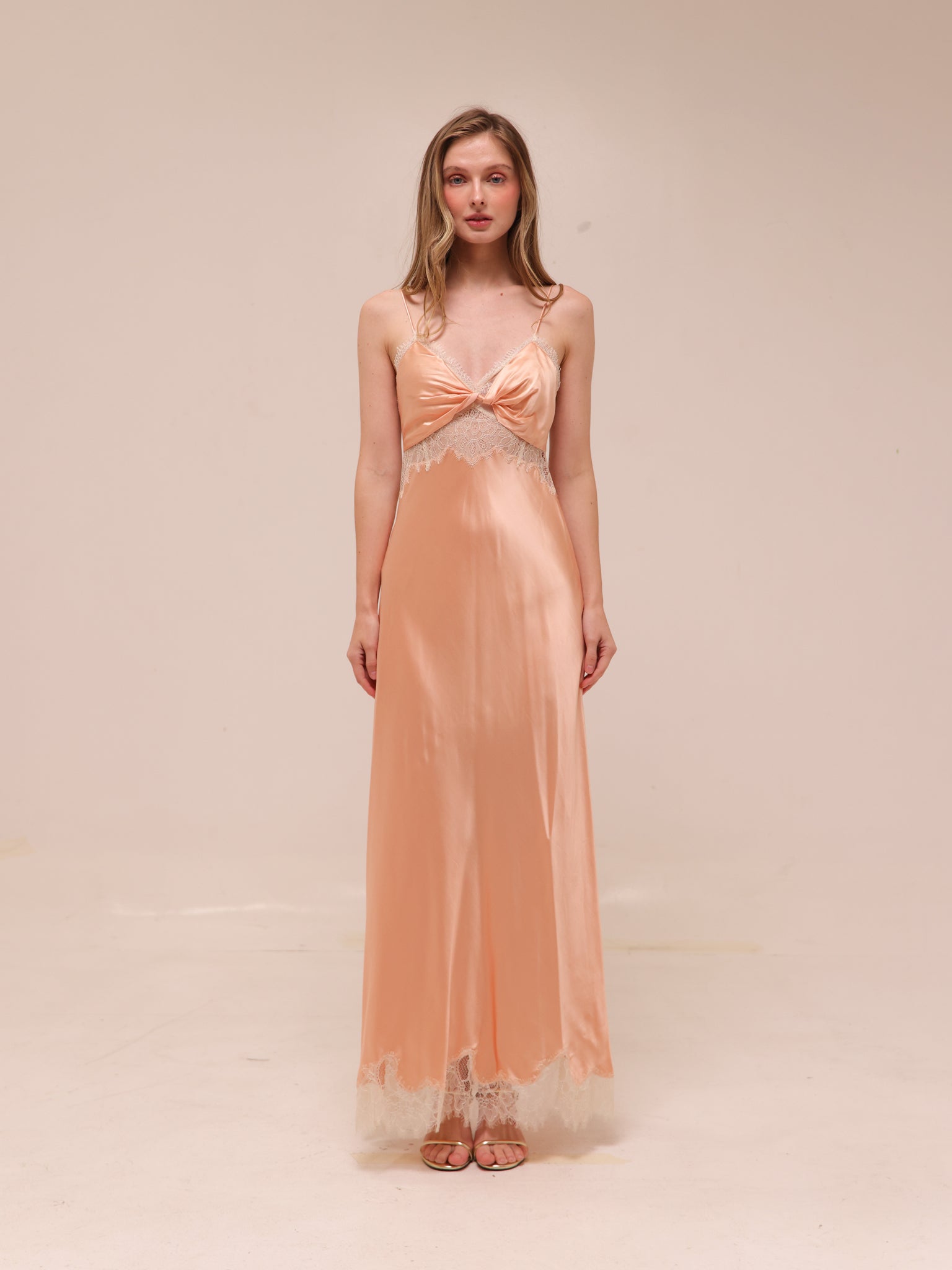 Orianna Silk-Blend Maxi