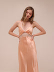 Orianna Silk-Blend Maxi