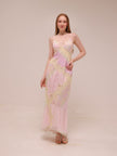 Bancila Lace Patchwork Maxi Dress