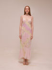 Bancila Lace Patchwork Maxi Dress
