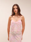 Ferni Tie-Dye Lace Cami Top & Goodall Tie-Dye Lace Maxi Skirt