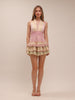 Quintelle Mixed Print Mini Dress