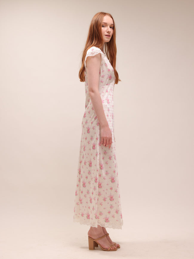 Theodore Silk-Blend Floral Maxi Dress