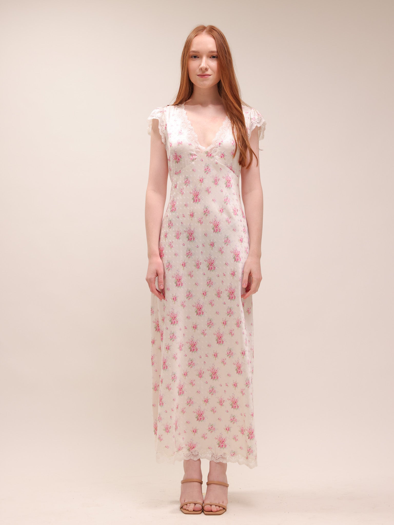 Theodore Silk-Blend Floral Maxi Dress