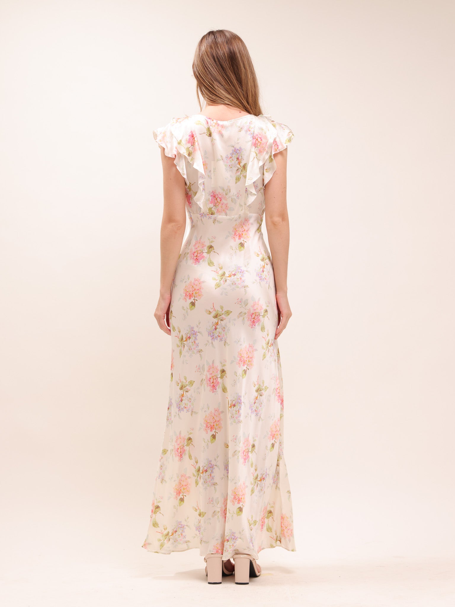 Kingley Floral Silk Dress
