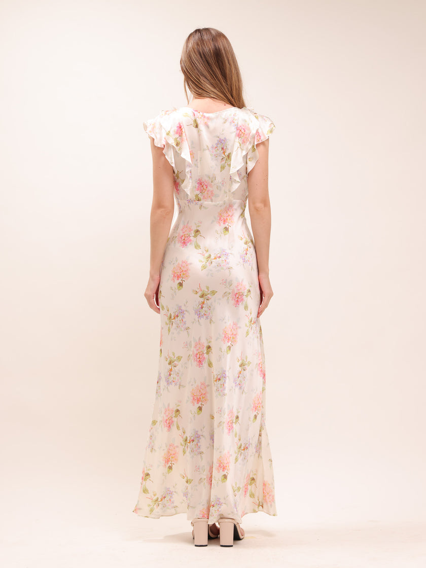 Kingley Floral Silk Dress