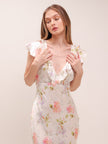 Kingley Floral Silk Dress