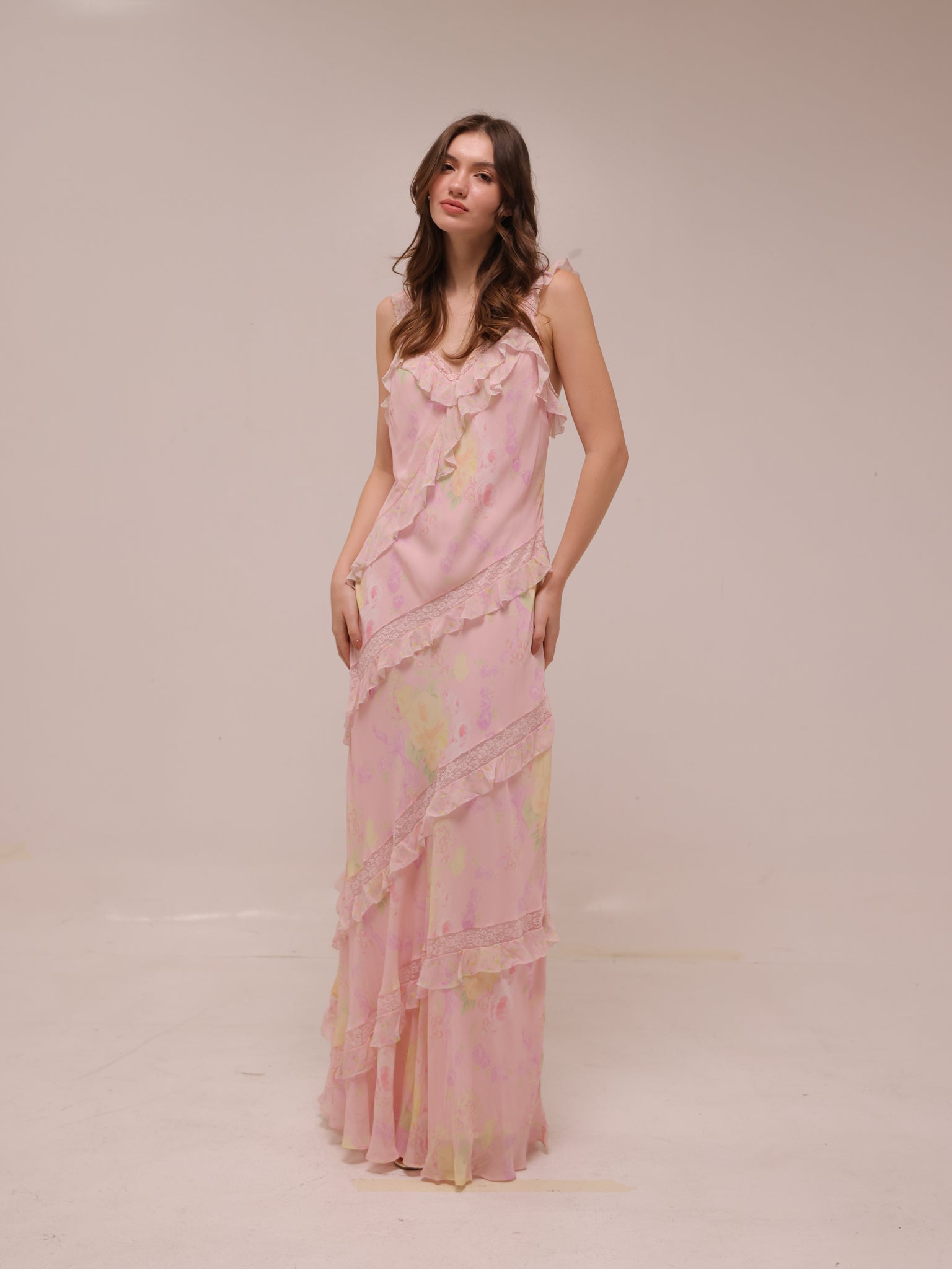 Radiance Dress in Strawberry Tart