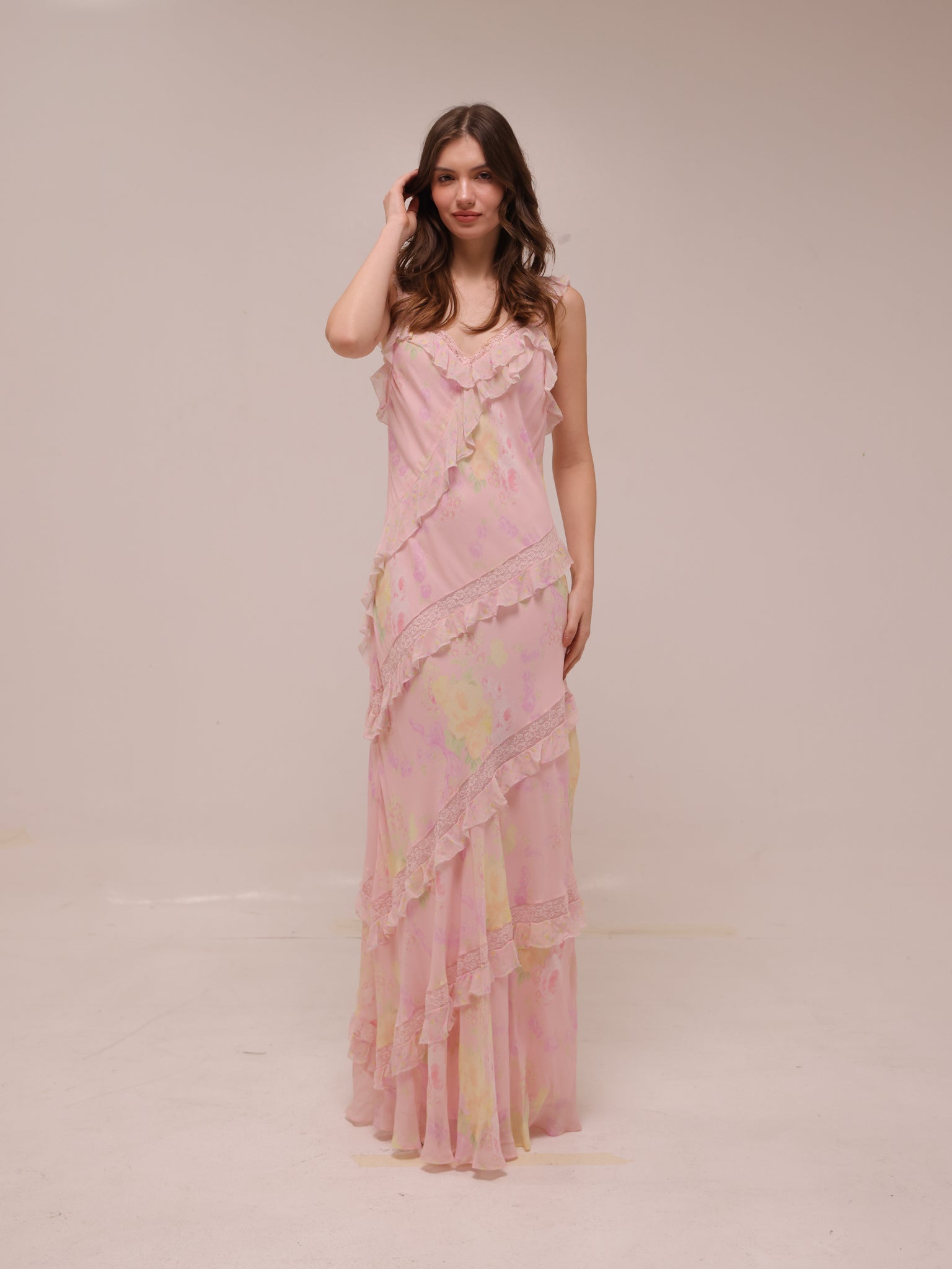 Radiance Dress in Strawberry Tart