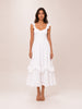 Brin Dress in White