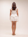 Marsinia Ruffled Smocked Mini Dress