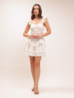 Marsinia Ruffled Smocked Mini Dress