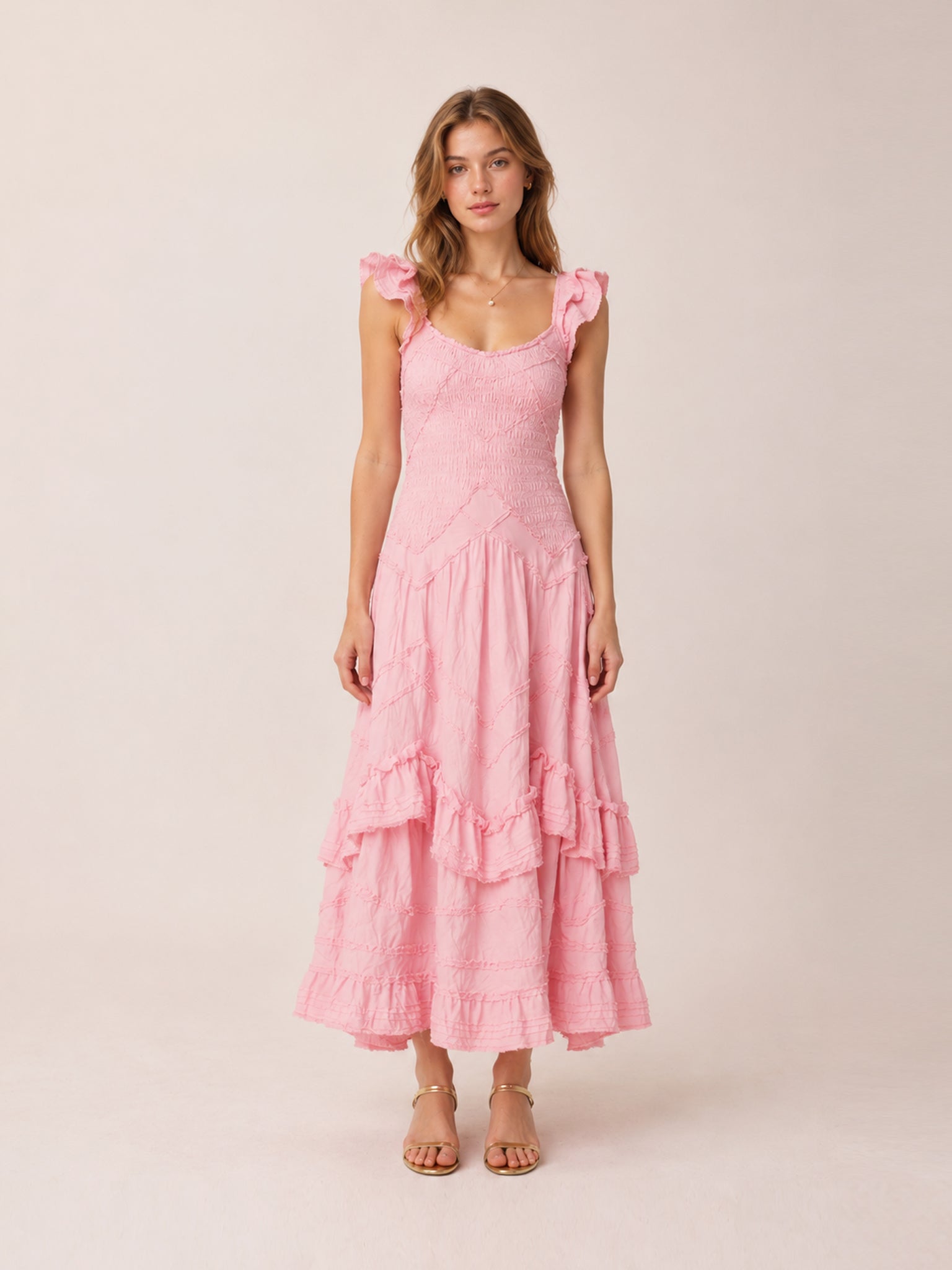 Brin Maxi Dress in Pink
