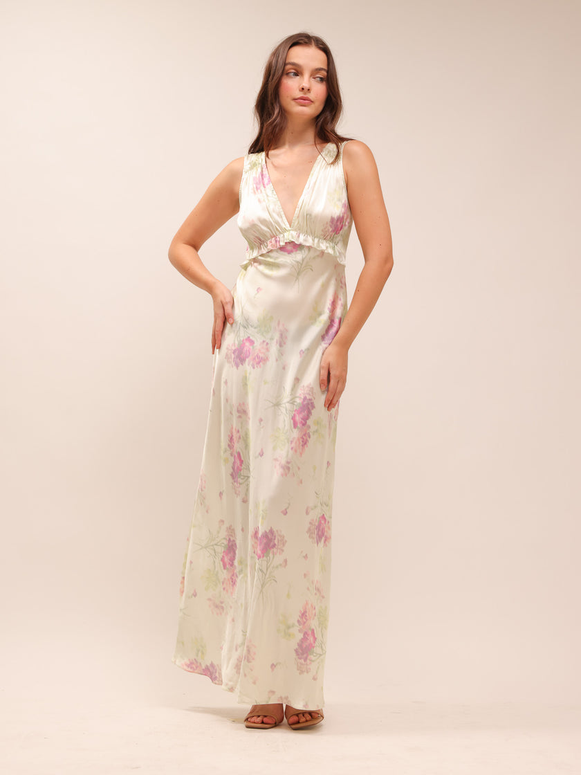 Suniva Floral Maxi Dress