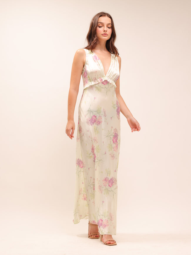 Suniva Floral Maxi Dress