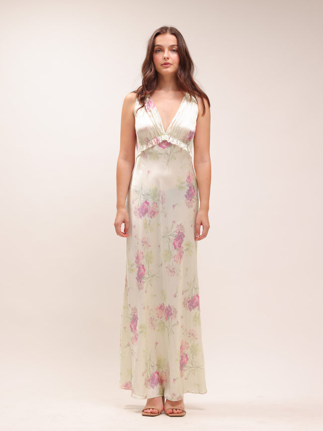 Suniva Floral Maxi Dress