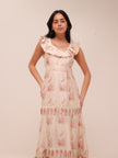 Joanne Floral Ruffle Maxi Dress