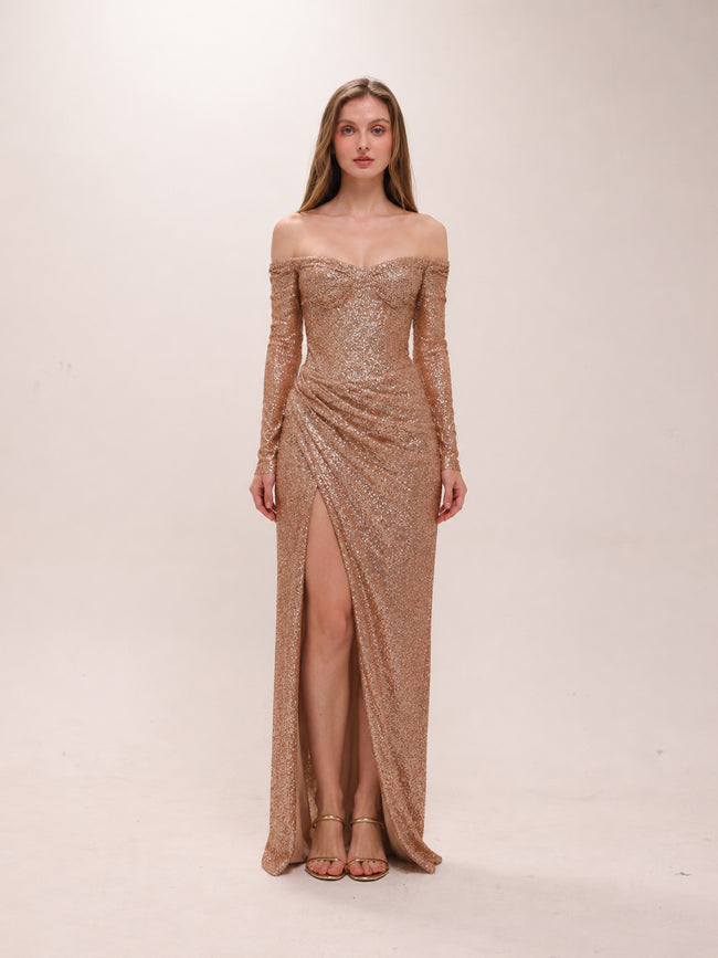 Champagne Radiance Gown