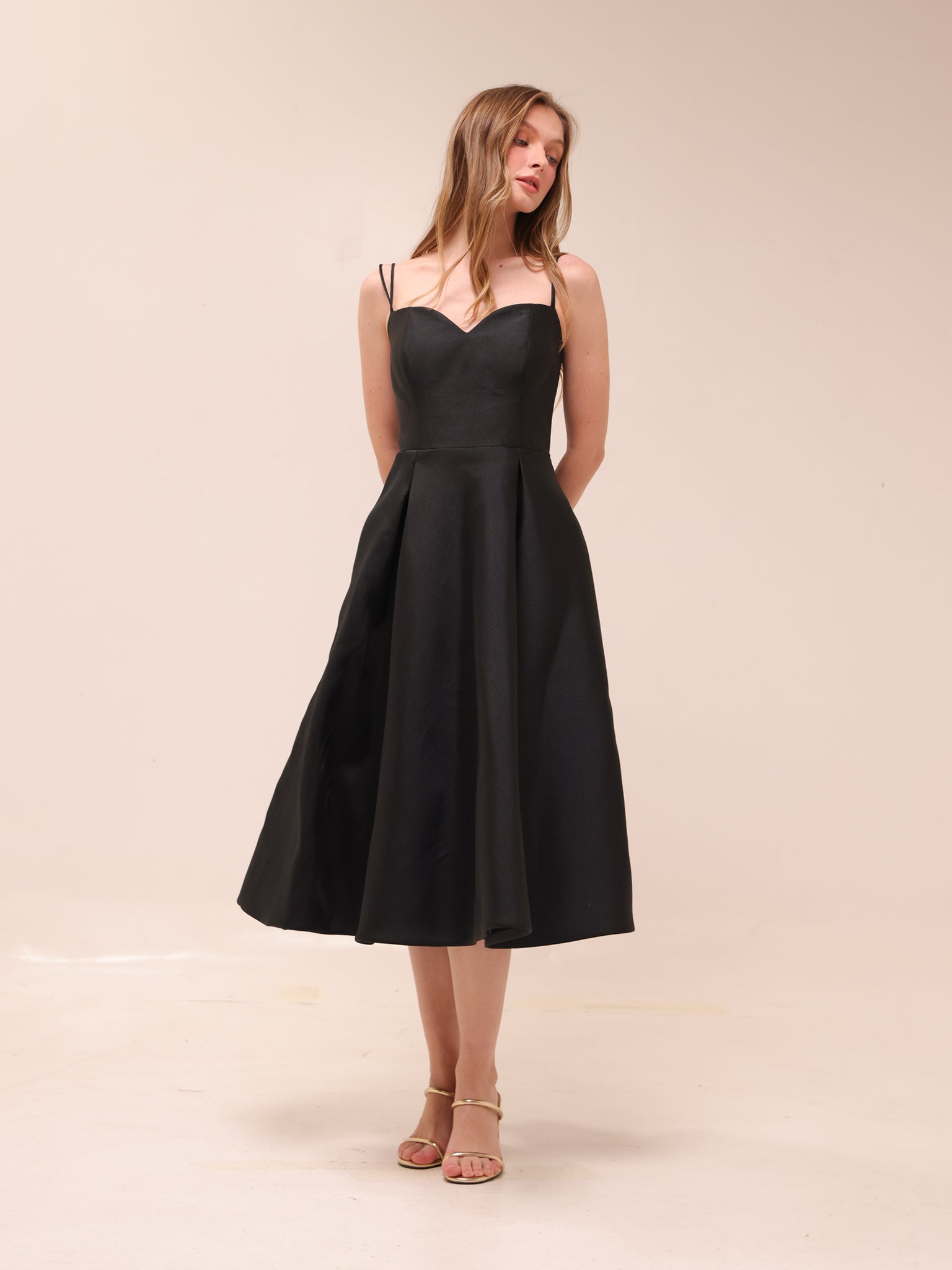 Sweetheart Midi A-Line Dress