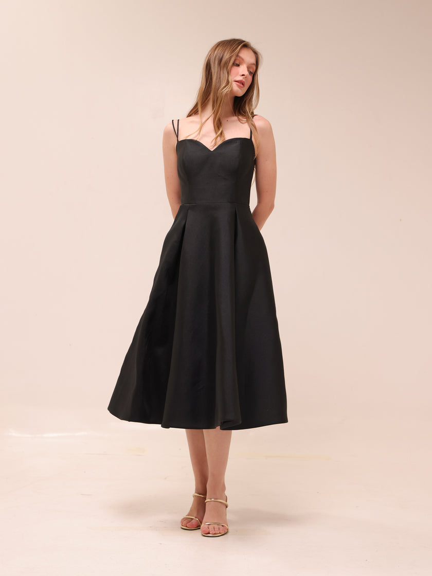 Sweetheart Midi A-Line Dress